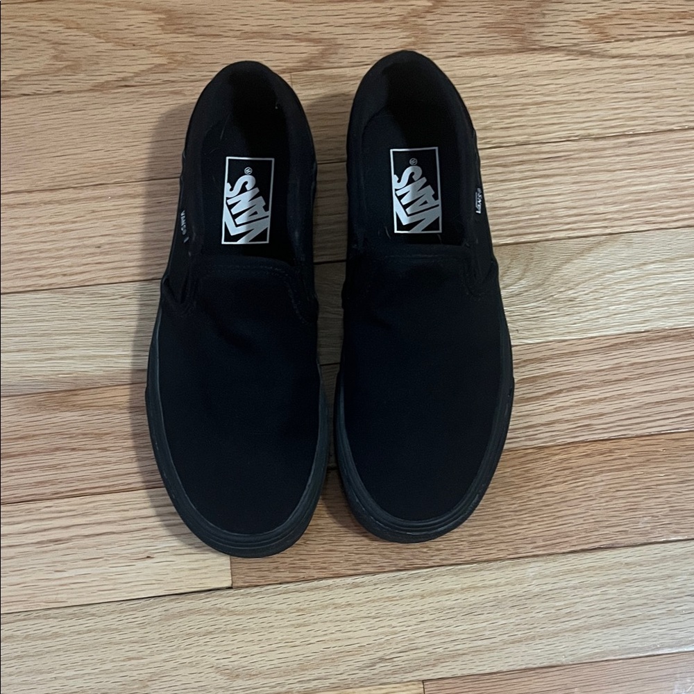 Vans Women's Classic Black Slip-On Sneakers